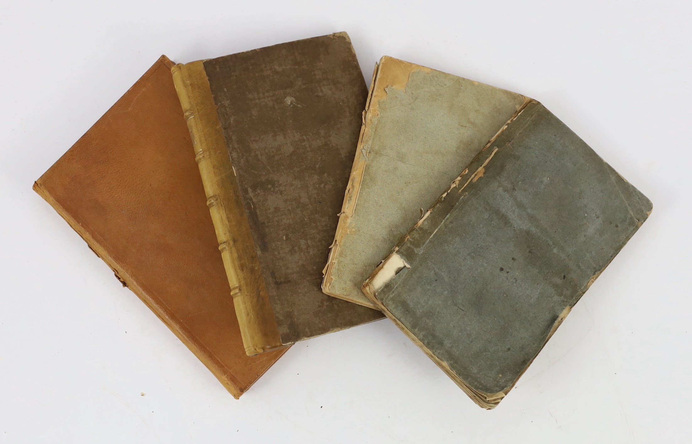 SOMERSET, BATH: (Anstey, Christopher) The New Bath Guide: or Memoirs of the B.N.R.D. Family. In a series of political epistles ... pictorial engraved title and 11 plates; old paperboards with later panelled calf spine, s
